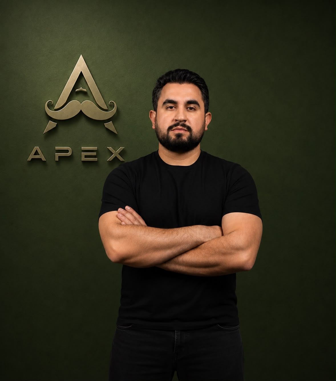 Portrait of barber Alex