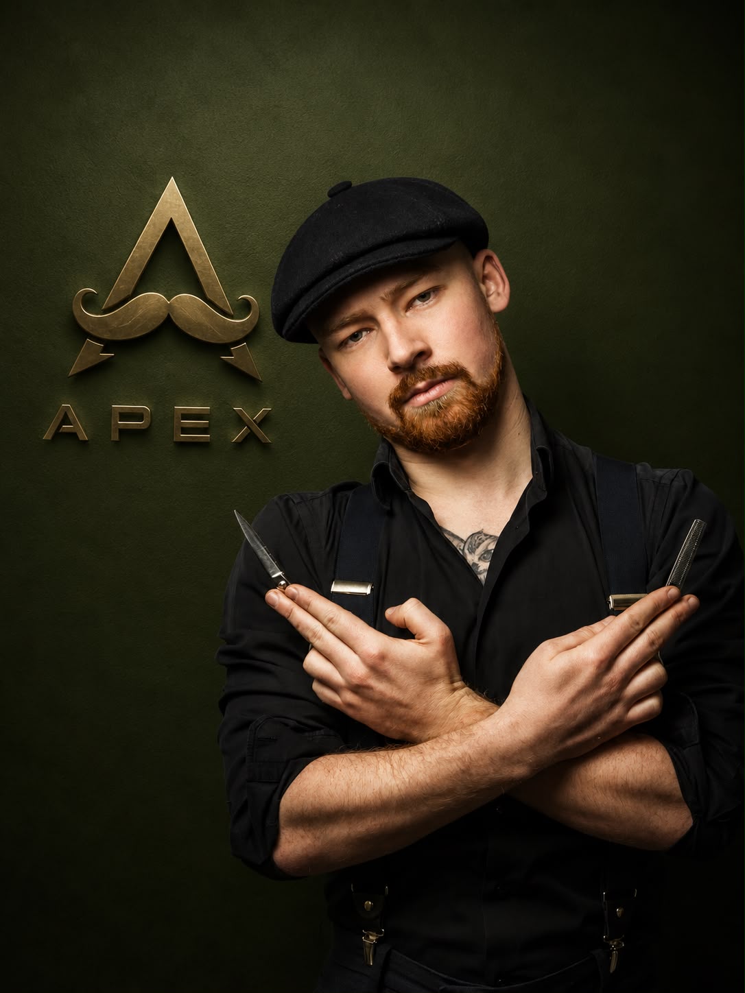 Portrait of barber Stas